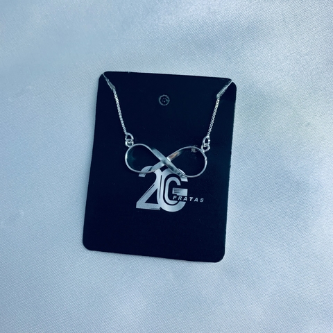 Gargantilha infinito 45cm