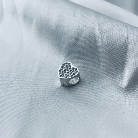 Berloque coração cravejado forever friends