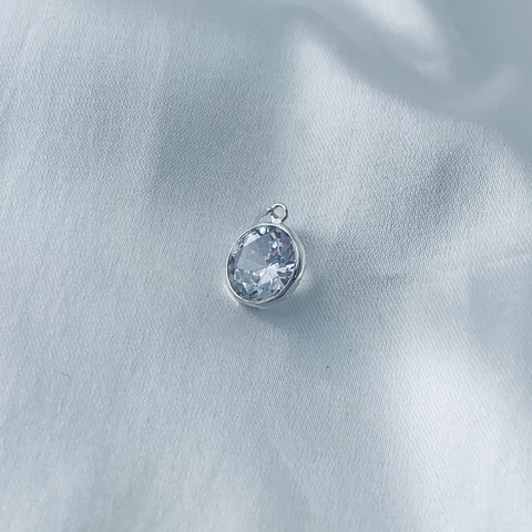 Pingente ponto de luz redondo borda inglesa g