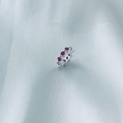 Berloque círculo com zircônia