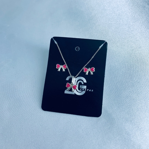 Conjunto infantil laço