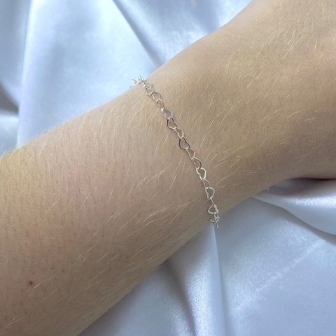 Pulseira elo coração