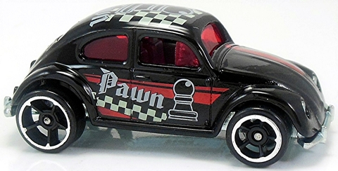 Volkswagen Beetle - Carrinho - Hot Wheels - CHECKMATE - 8/9 - 262/365 - 2017 - 3EVDO