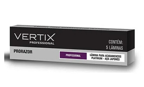 Lamina para Navalhete Vertix Aco Inox com 5un