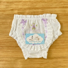 Calcinha Bunda Rica - Floral Lilás