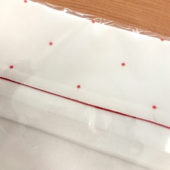 Kit Lençol Maternidade - Poá Vermelho - comprar online