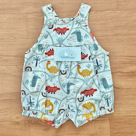 Jardineira Gui - Dinossauros - comprar online