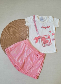 CONJUNTO Tile e Sul Menina Lovely Stile|Rosa na internet