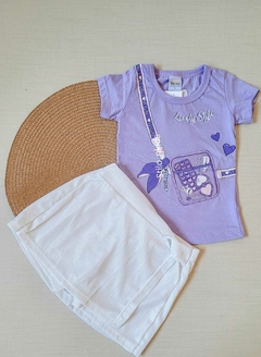 CONJUNTO Tile e Sul Menina Lilas - Lovely Style - comprar online
