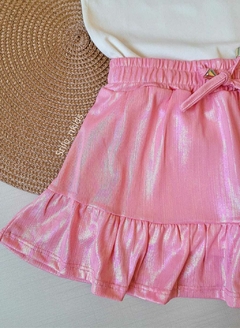 CONJUNTO Tile e Sul Menina Shine|Rosa
