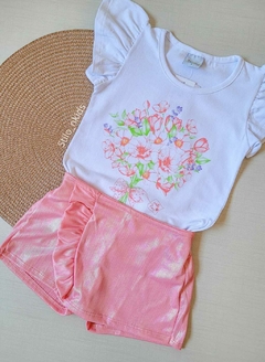 CONJUNTO Tile e Sul Menina Flores|Rosa na internet