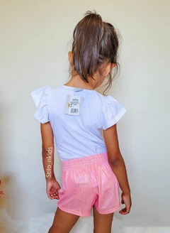 CONJUNTO Tile e Sul Menina Flores|Rosa - Stilo N Kids
