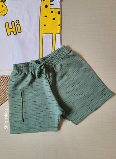 CONJUNTO Menino Tile e Sul Safari - Girafa - Stilo N Kids