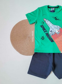 CONJUNTO Menino Tile e Sul verão - Space Mission - Verde - comprar online