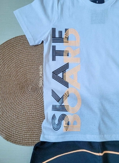 CONJUNTO Menino Tile e Sul Verão - Skate Board - Branca - loja online