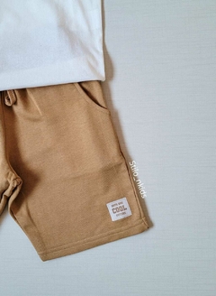 CONJUNTO Menino Tile e Sul Verão - I'm Future - Off white|Marron - loja online