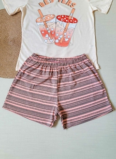 PIJAMA Menina Verão Minifan - Bes-teas - Rosa - comprar online