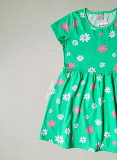 VESTIDO Brandili Verão - Verde Florido - comprar online