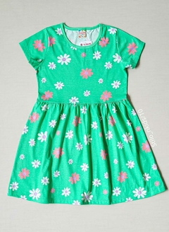 VESTIDO Brandili Verão - Verde Florido