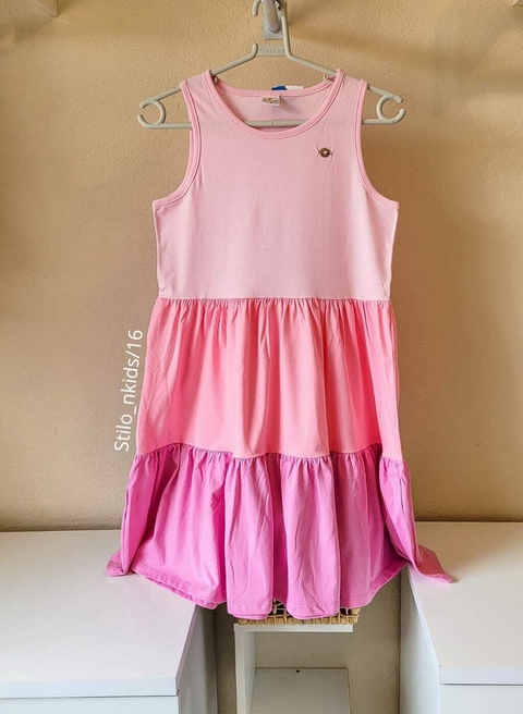 VESTIDO Brandili Verão - Três Marias tons de rosa