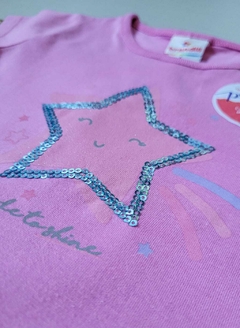 CONJUNTO Brandili Verão - Estrela - bermuda Ciclista - Stilo N Kids