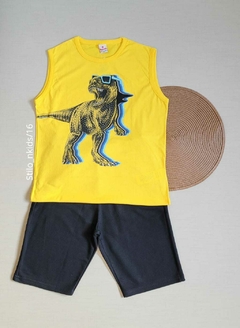 CONJUNTO Regata Menino Brandili - T-Rex de Óculos