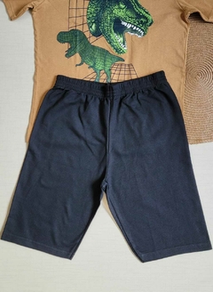 CONJUNTO Menino Brandili - T-Rex Digital Dino - Laranja|Preto - loja online