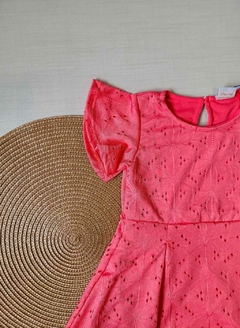 VESTIDO Marlan - Manga Anjinho - MALHA LEZZIE - Rosa - comprar online