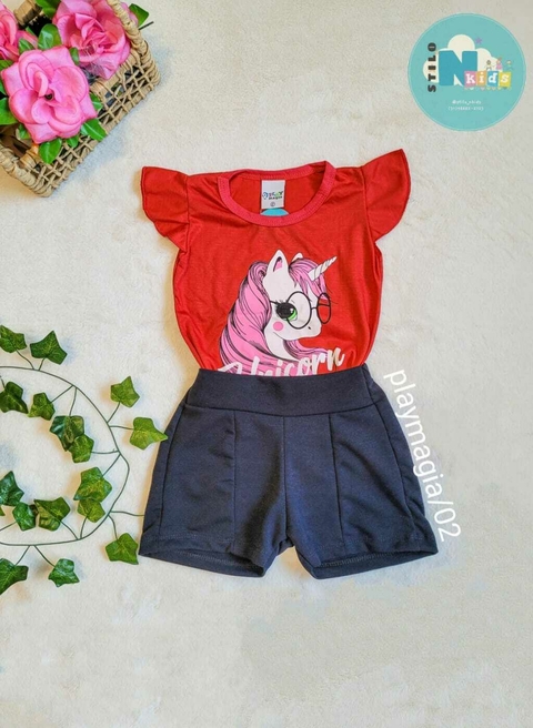 CONJUNTO Play Magia Verão - Unicorn are Real