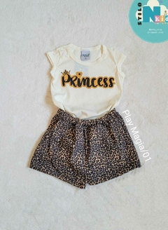 CONJUNTO Play Magia Verão - Princess - Amarelo|Oncinha