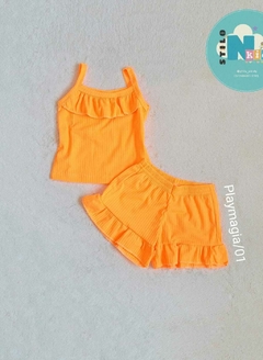 CONJUNTO Play Magia Verão - Canelado de Alcinha Neon - comprar online