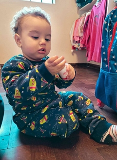 PIJAMA em Moletom Bloomy's Menina Inverno - Passarinhos - comprar online