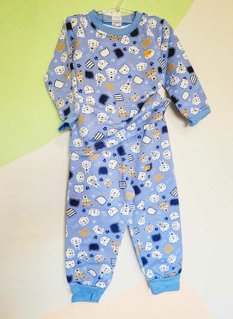 PIJAMA em Moletom Bloomy's Menino Inverno - Bichinhos