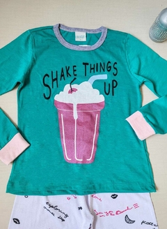 PIJAMA Menina Minifan - Shake things up - Verde - comprar online