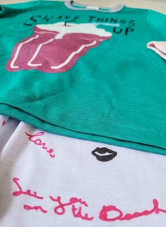 PIJAMA Menina Minifan - Shake things up - Verde na internet