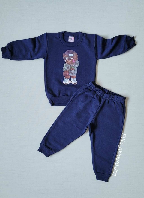 CONJUNTO Inverno Menina Duplo J - Ursinha de óculos