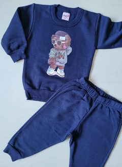 CONJUNTO Inverno Menina Duplo J - Ursinha de óculos na internet