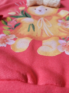 CONJUNTO Moletom Menina BNX Kids - Ursinha com Lacinho - Pink - comprar online