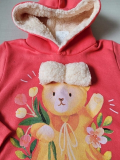 CONJUNTO Moletom Menina BNX Kids - Ursinha com Lacinho - Pink na internet