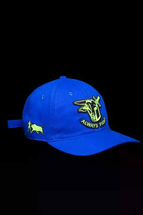 BONÉ DAD HAT ALWAYS FIGHT AZUL COM VERDE - comprar online