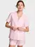 Victoria's Secret Conjunto Pijama Corto Algodón Rosa Chica S en internet