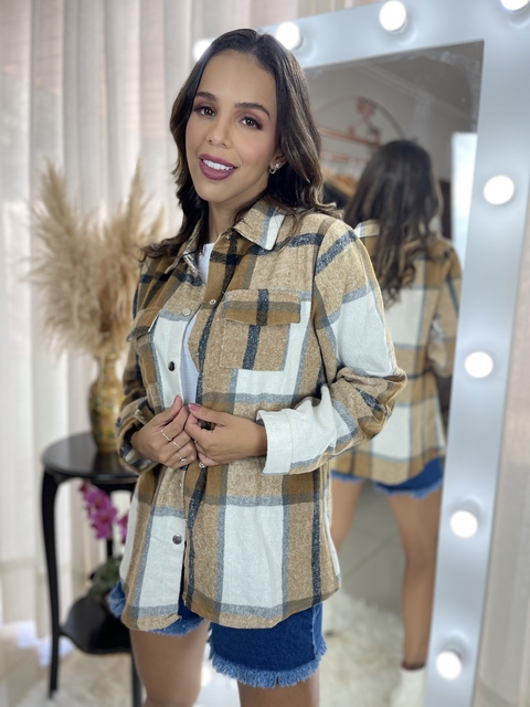 CASACO FLANELADO XADREZ