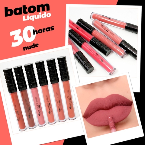 Batom Líquido 30 horas nude - 654