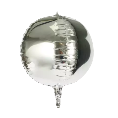 GLOBO ORBZ 18'' PLATEADO