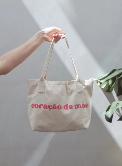 Bolsa de Algodão - Coração de Mãe