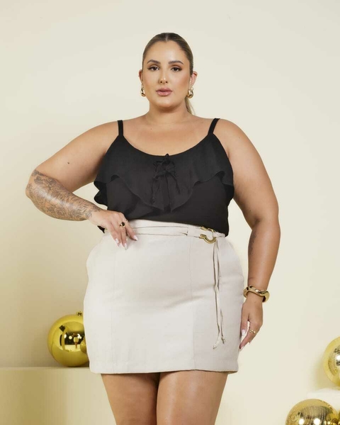 Blusa Alça com Babado