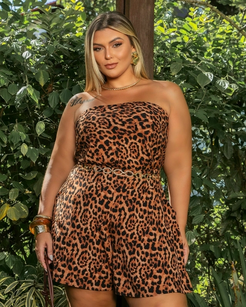 Conjunto Shorts Animal Print