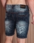 Bermuda Jeans Masculina Justa Skinny escura - Rodrigs Conceito