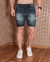Bermuda Jeans Masculina Justa Skinny