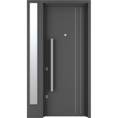 Portada 5500 E 1 Lateral doble cerrojo con apliques y barral cuadrado - comprar online